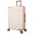 Mala de Viagem Média Cosmopolita Yins Brasil YS21160BG-M com Rodas Duplas Giro 360° em ABS 24 – Bege