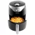 Fritadeira Elétrica Sem Óleo Air Fryer Mallory Smart Fryer 3L – Preta/Prata