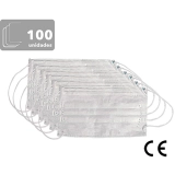 Máscaras Descartável Triplas Tnt Com Elástico E Clip Nasal – 100 Unidades