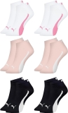 Kit 06 Pares de Meia Sapatilha Cano Curto Puma Feminina Adulto