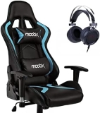 Kit Cadeira Gamer Moobx Thunder Azul + Headset Gamer Scylla H901 P2 Redragon