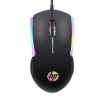 Mouse HP Gamer USB M160 Preto – Sensor Óptico Ambidestro Resoluções até 1000 DPI e Iluminação Multicolor – 7ZZ79AA