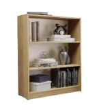 Estante para Livros Home Sala Madesa 6907 com 3 Nichos – Carvalho