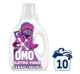 OMO Lava Roupa Líquido Explosão De Perfume Eletro Vibes Lavanderia Sensorial 1 L