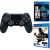 Controle Sem Fio Dualshock 4 Sony Ps4 – Preto + Game Ghost Of Tsushima Versão Do Diretor – Ps4 + Game The Last Of Us Part Ii – Ps4