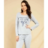 Pijama Feminino Estampado Manga Longa Marisa