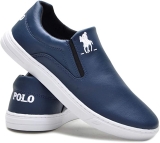 Tênis Slip On Casual Polo Plus Masculino Solado Tr Almofadado