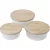 Conjunto de Potes Redondos Refratários com Tampa de Bambu 3 peças – Classic Home