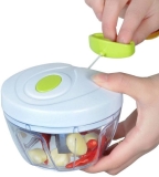 Processador Triturador Manual De Alimentos 3 Lâminas