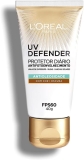 Protetor Solar Facial L’Oréal Paris UV Defender Antioleosidade Cor Escura FPS 60, 40g