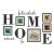 Conjunto de Quadros Kapos Home 68744 com Adesivo de Parede