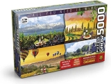 Quebra-cabeças Grow 5000 peças: Vinhos do Mundo (exclusivo Amazon), Multicor