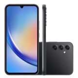 Smartphone Samsung Galaxy A34 5G 128GB Tela 6.6” Preto Dual Chip 6GB RAM Câmera Tripla de até 48MP Selfie 13MP