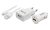 Kit Carregador USB de Tomada Bivolt, Carregador Veicular 1 Saída 1A, 5W e Cabo MicroUSB de 1 Metro, Elgin, 46RCK1USB00M, Branco
