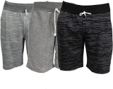 KIT 3 Bermudas Plus Size Moletom Masculino