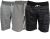 KIT 3 Bermudas Plus Size Moletom Masculino