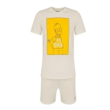 Pijama Manga Curta Masculino Os Simpsons