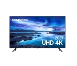 Smart TV Samsung 50″ UHD 4K UN50AU7700GXZD Processador Crystal Tela sem limites Visual Livre de Cabos Alexa built in Controle Único