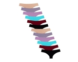 Kit 12 Calcinha Tanga Sem Costura Corte a Laser Moda Íntima QLC SPORT