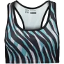 Top Fitness Oxer Recortes Animal Estampado – Adulto