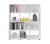Estante Organizadora com 10 nichos BOOK cor Branco – Artely