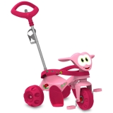 Triciclo Zootico Passeio & Pedal 732 Brinquedos Bandeirante – Rosa