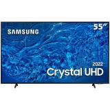 Smart TV 55″ Crystal UHD 4K Samsung 55BU8000, Painel Dynamic Crystal Color, Design slim, Tela sem limites, Alexa built in, Controle Remoto Único