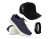 Kit Tenis Masculino Corrida Yzi + Relógio Esporte + Boné