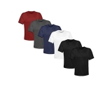 Kit 6 Camisetas Masculina Lisa Algodão Qualidade