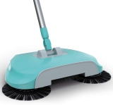 Vassoura Mágica com Cerdas Giratórias, Varre e Recolhe poeira e migalhas, MOP0184, Flash Limp