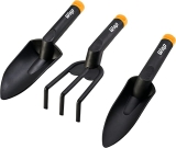 Kit Jardinagem Manual com Duas Pás e um Ancinho WAP GKJM01