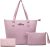 Kit Bolsa Feminina Tipo Sacola + Necessaire + Carteira Willibags