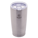 Copo térmico de aço inox parede dupla com tampa 600ml wolff