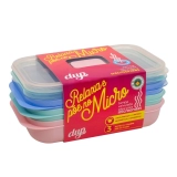 Conjunto de 3 potes herm c/tpa micro 500ML dup