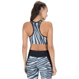 Top Fitness Oxer Recortes Animal Estampado – Adulto