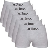 Kit 6 Cuecas Boxer Sem Costura, Zorba, Masculino